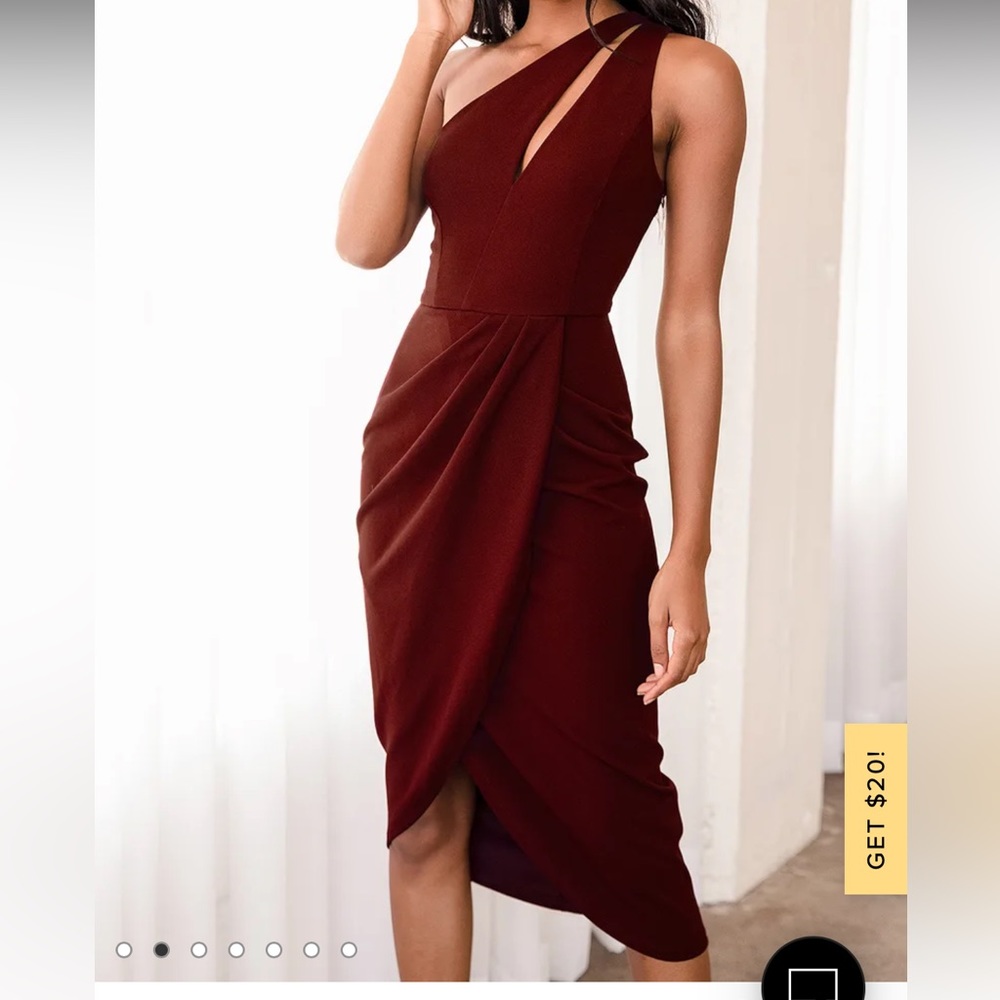 Lulus one shoulder dress
